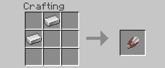 how to make shears in minecraft