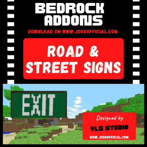 free bedrock street sign add on
